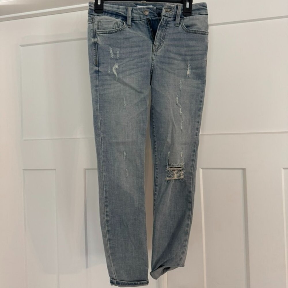 Studio Blue Distressed Skinny Jeans Size 27